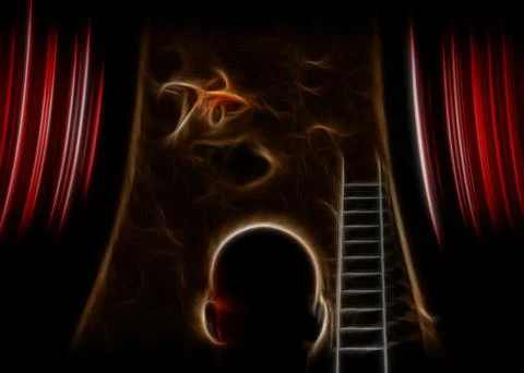 Surreal performance Stock Illustration