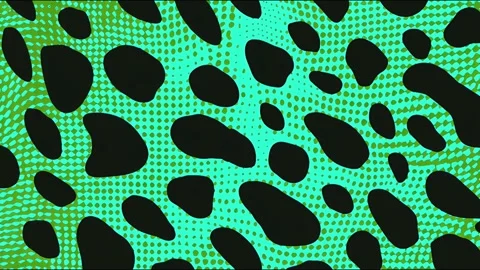 Surreal psychedelic cartoon abstract pattern seamless background Stock Footage 315252501