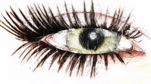 Surreal rain animation Stock Footage 22178134