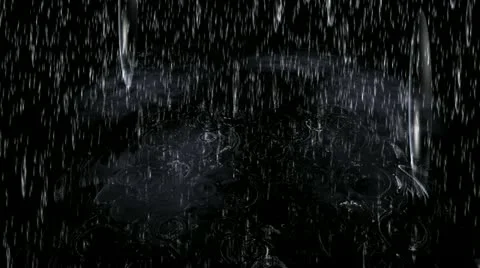 Surreal rain animation Stock Footage 22178144