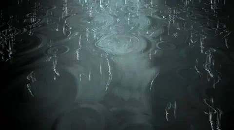 Surreal rain animation Stock Footage 23090265