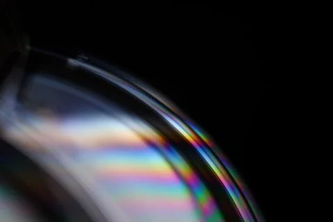 Surreal silver forms on black background, liquid perfect forms Stock Photos