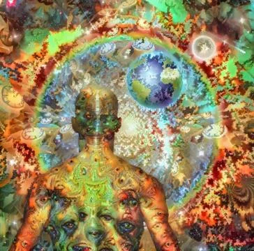 Surreal space Stock Illustration