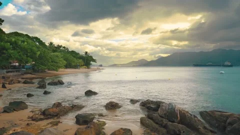 Surreal Sunset Stock Footage 149785638