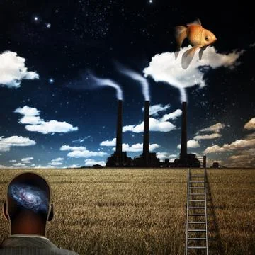 Surreal World Stock Illustration