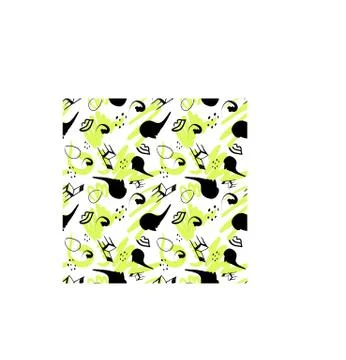 Surrealism stylized seamless pattern Stock Illustration