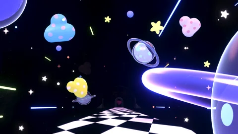 Surrealist outer space Stock Footage 246025321