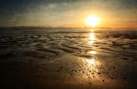 Surrealistic beach Foto stock