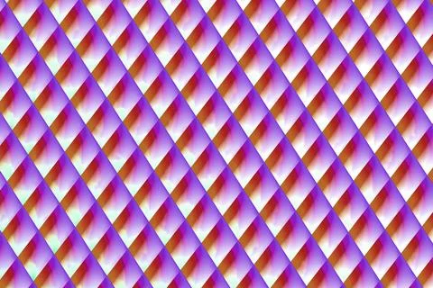 Surrealistic pink purple rhombus patterns.Outer ornament Stock Illustration