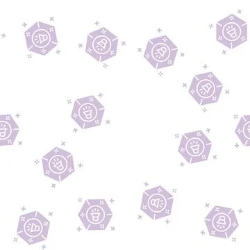 Surround sound glyph seamless pattern Stock Illustration