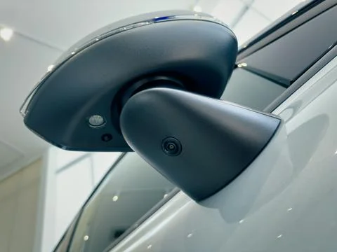 Surround view camera system in modern car Stock Photos