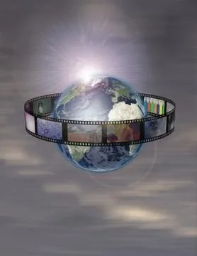 Surrounded earth Stock Illustration