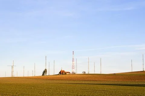 Surrounded by radio waves Stock Photos