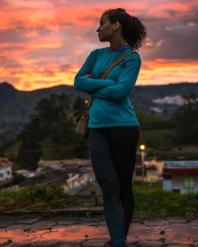 Surrounded by the Sunset Stock Photos