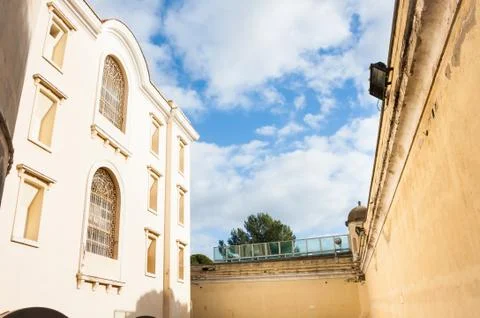 Surrounding wall. Stock Photos