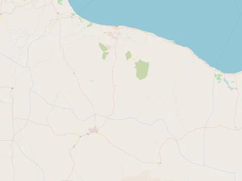 Surt, Libya. Open Street Map Illustrazione stock