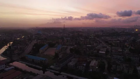 Surulere Dawn Stock Footage 312622378