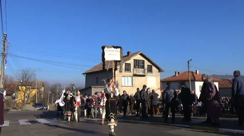 Surva Carnival Grand Parade video stock footage Stock Footage 59124461