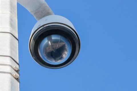 Surveillance and security camera Stock Photos