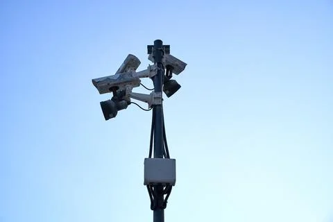 Surveillance Array Foto stock