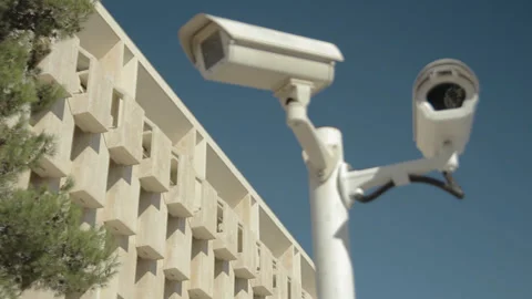 Surveillance camera in the city 스톡 동영상 273369874