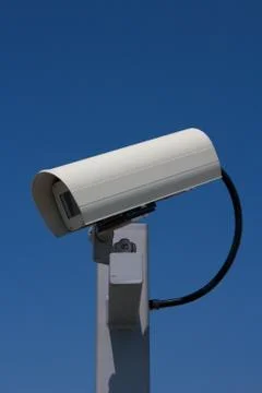 Surveillance Camera Facing Left Stock Photos