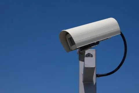 Surveillance Camera Facing Left Stock Photos