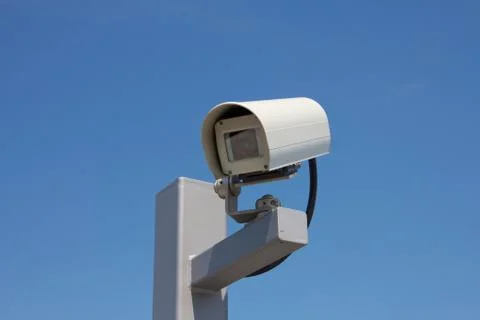 Surveillance Camera Facing Left Stock Photos