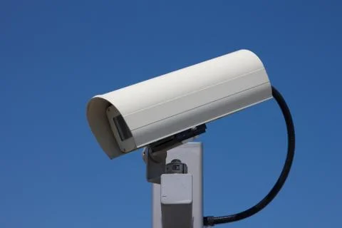 Surveillance Camera Facing Left Stock Photos