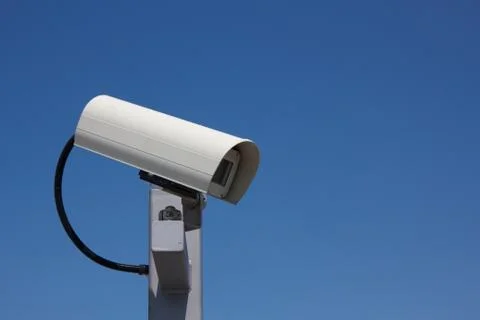 Surveillance Camera Facing Right Stock Photos