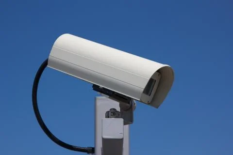 Surveillance Camera Facing Right Stock Photos