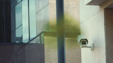 Surveillance Camera Stock Footage 49287571
