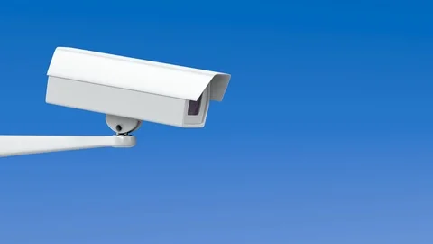 Surveillance camera Video stock 115982399