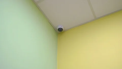 Surveillance Camera Indoors Stock Footage 127194560