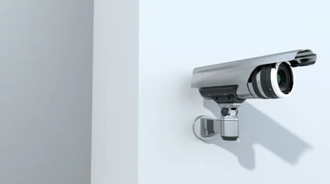 Surveillance Camera, loop animation 스톡 동영상 34351247