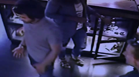 Surveillance camera movements in a store Stock Footage 47323288