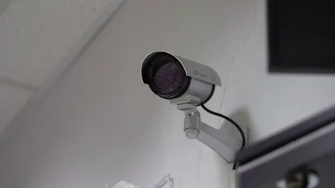 Surveillance camera in the office Stock-Footage 70640374