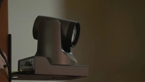 Surveillance camera pan left to right Stock Footage 165423369