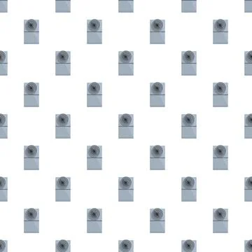 Surveillance camera pattern on white background 스톡 일러스트