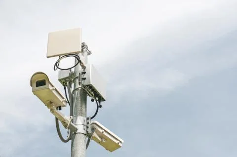 Surveillance camera Stock Photos