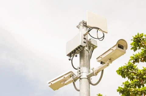 Surveillance camera Stock Photos