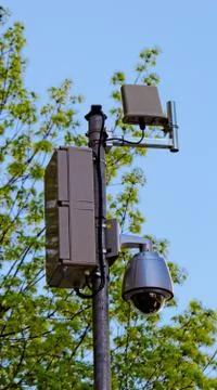 Surveillance camera Stock Photos