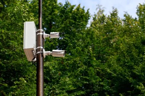 The surveillance camera Stock Photos