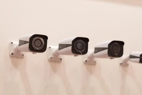Surveillance camera Stock Photos