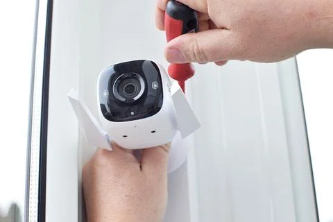 Surveillance camera Stock Photos