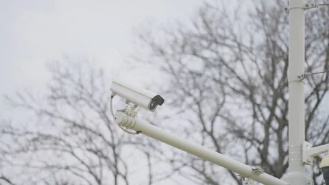 Surveillance Camera on Street Stock-Footage 234350715