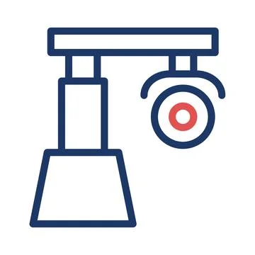 Surveillance Camera System for Security Purposes Stock Illustration