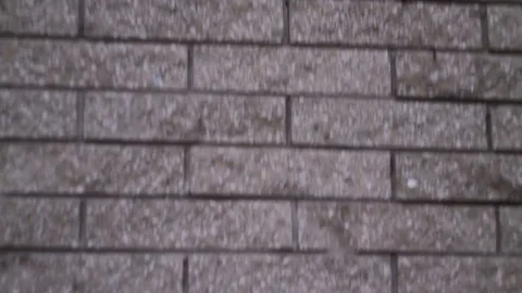 Surveillance camera on the wall of the enterprise Stock Footage 74643747