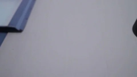 Surveillance camera on the wall of the enterprise Stock Footage 74648253