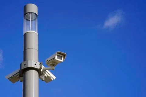 Surveillance Camera.Monitoring Camera Stock Photos